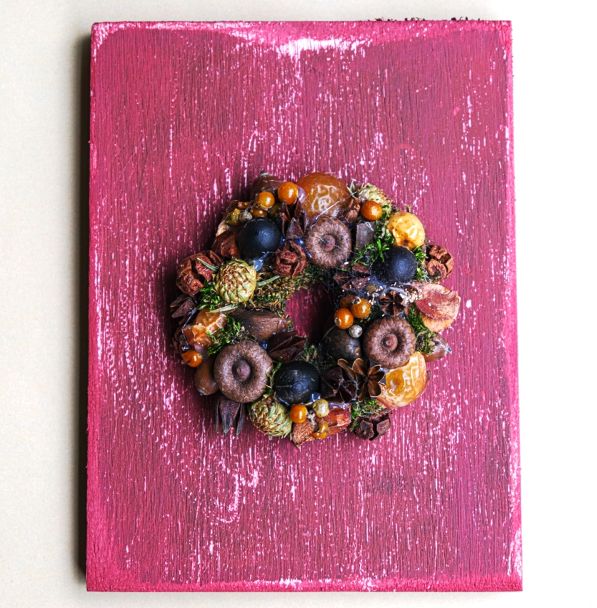 TokyoWreath 伊藤よういちクラフト リース作家 リース職人 クリスマスリース|ミニ/パープル