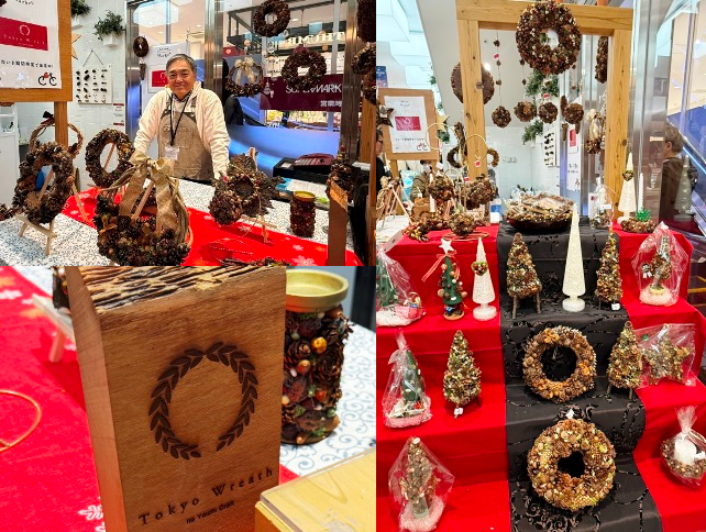 トリエ京王調布|TokyoWreath 伊藤よういちクラフト リース作家 リース職人 クリスマスリース