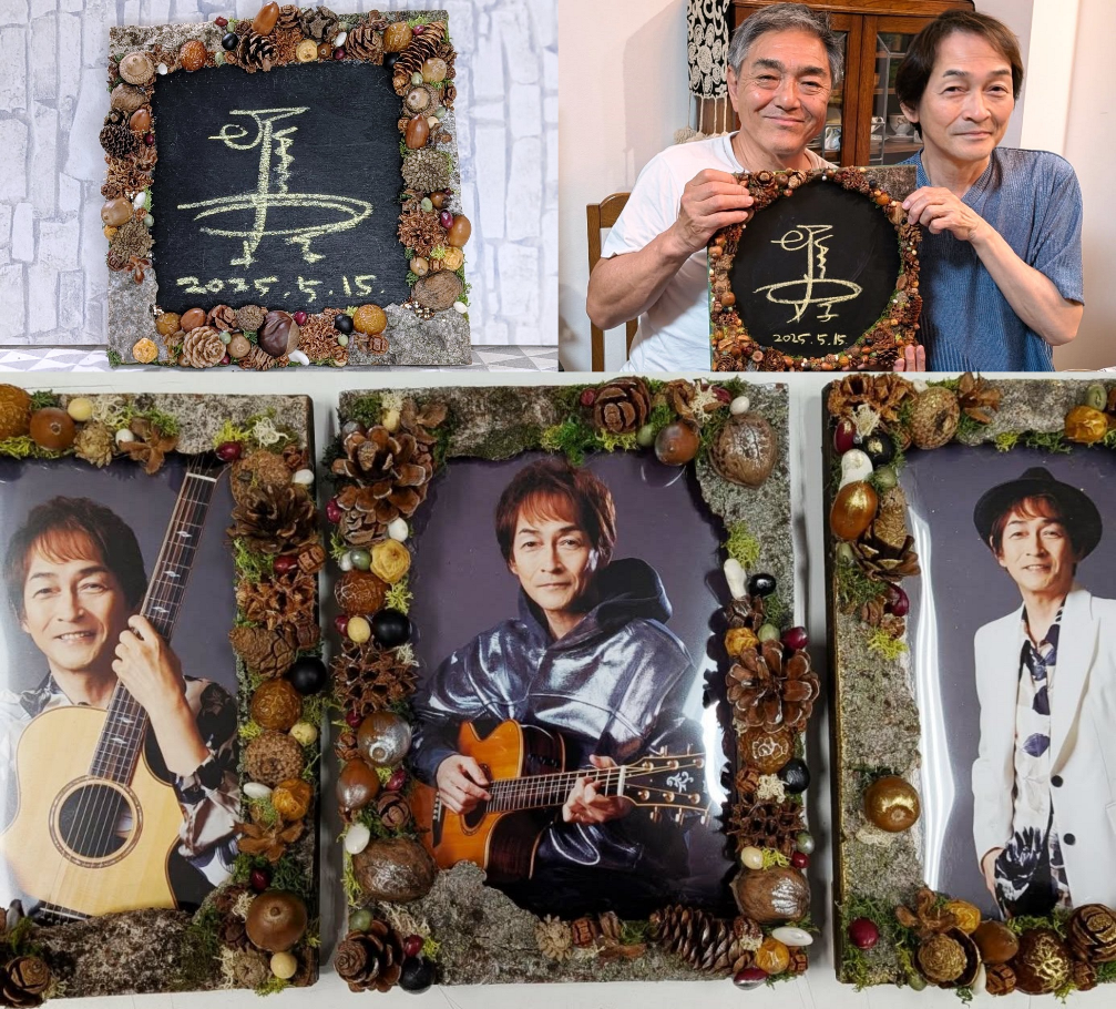 堀江淳45周年限定商品|TokyoWreath 伊藤よういちクラフト 額縁 サインボード